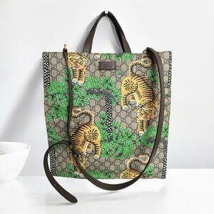 Gucci GG Supreme Bengal Tiger Tote